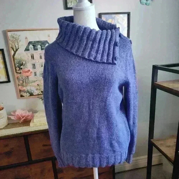 Super Cute and Soft Croft and Barrow Sweater Purple size Large (65) - Picture 1 of 2
